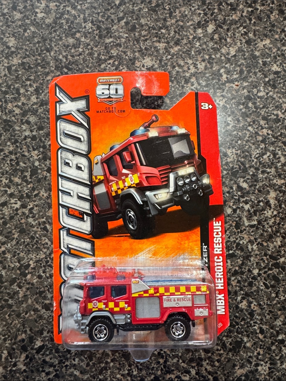 Matchbox Red Fire & Rescue MBX Heroic Rescue Toy Truck